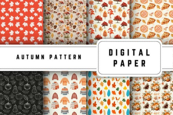 Autumn Pattern Digital Papers