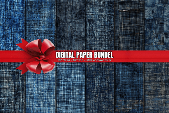 Denim Seamless Pattern Digital Paper: Elevate Your Creative Projects
