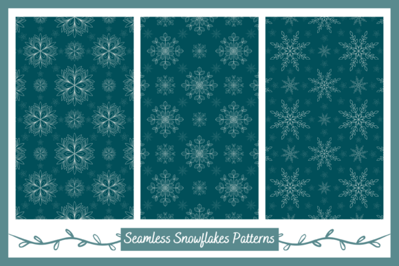 Evaluating Seamless Snowflakes Digital Papers for Winter-Themed Design Projects