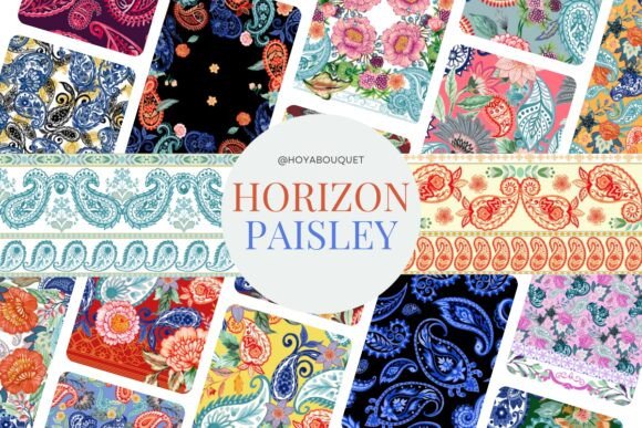 Horizon Paisley Motif Seamless Pattern: A Strategic Asset for Design Workflows
