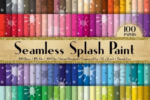 Seamless Splash Paint Digital Papers: The Essential Guide to High-Quality Creative Assets